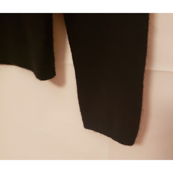 Women's State Ments 100 % Cashmere Turtleneck Sweater Black Sz M Preowned Exc - Picture 6 of 11